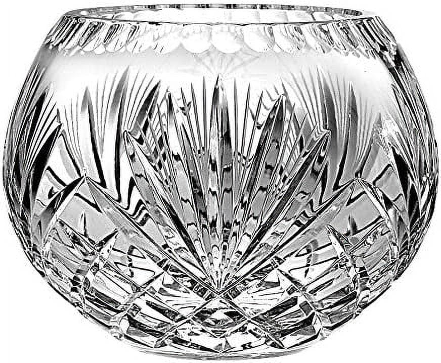 European Hand Cut Crystal Rose Bowl 8" I477236