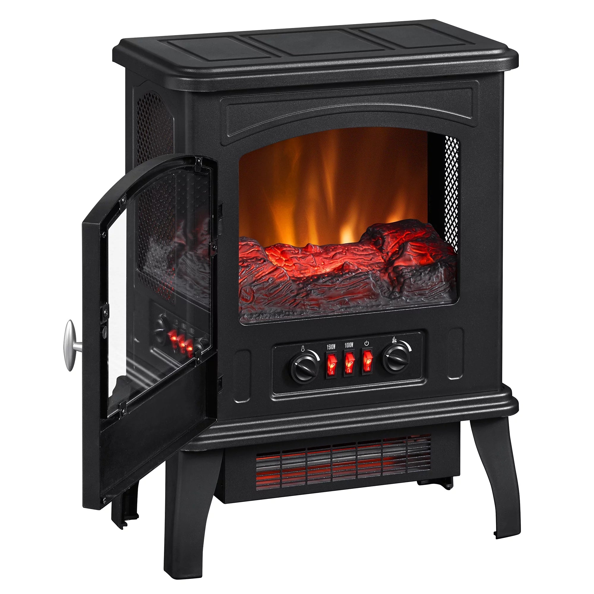 Duraflame Infrared Quartz Electric Fireplace Stove Heater X809