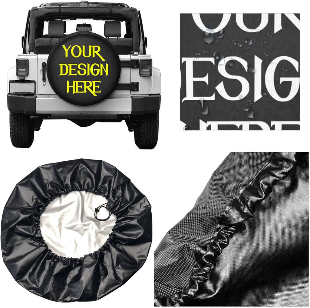 Custom Spare Tire Cover, Waterproof Universal Wheel Protector, 16 inch, Pack of 2 G5937