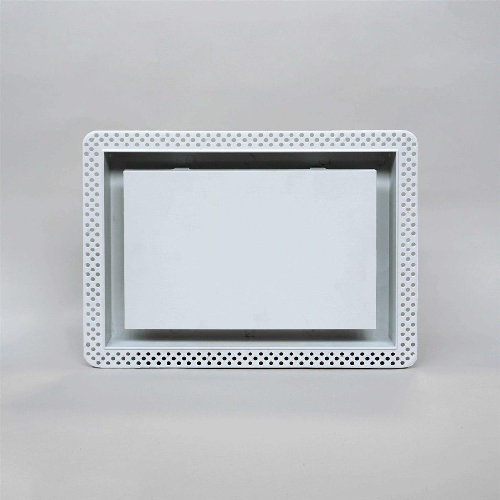 Aria Lite Flush Wall Vent 4 in. x 10 in. White P8801