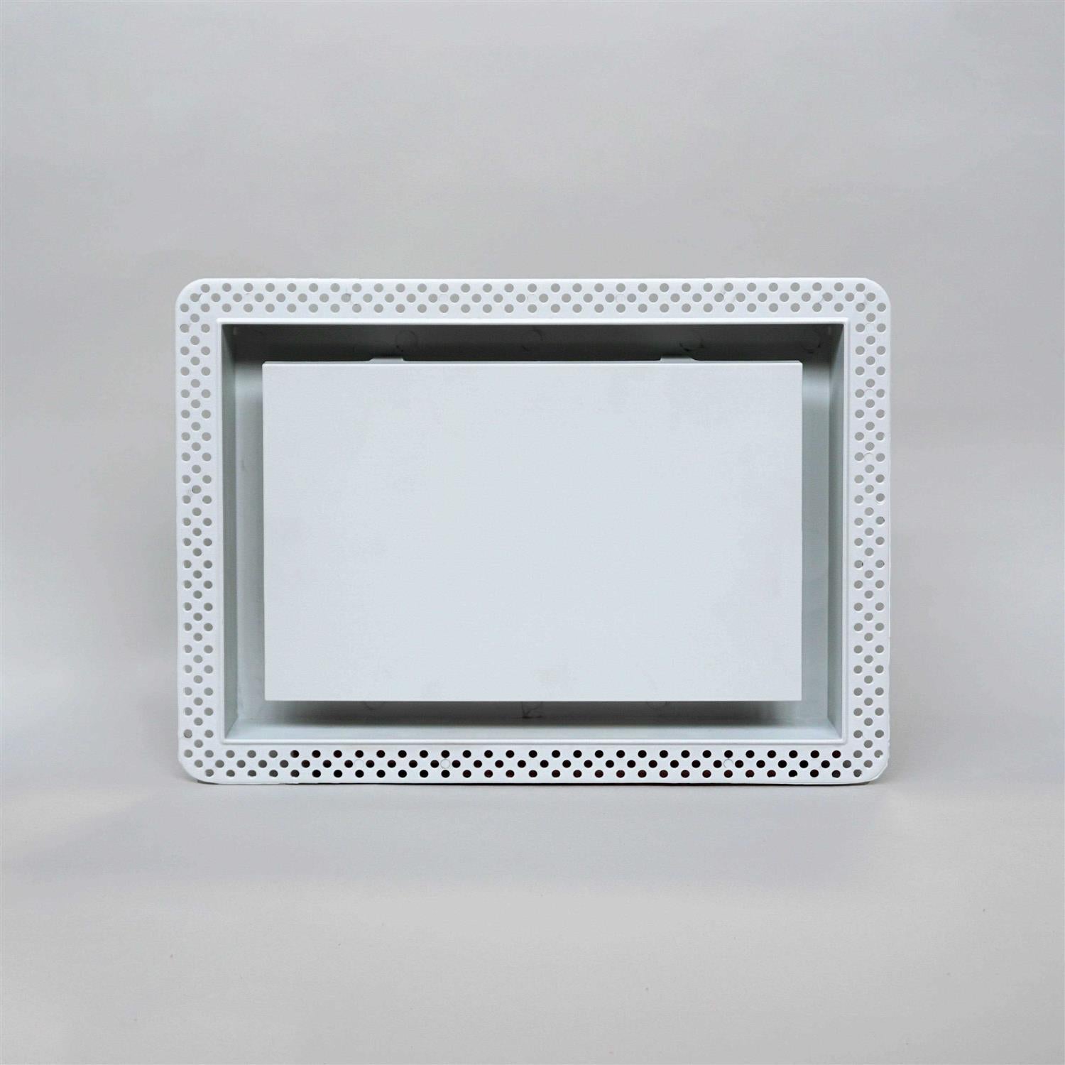 Aria Lite Flush Wall Vent 4 in. x 10 in. White P8801