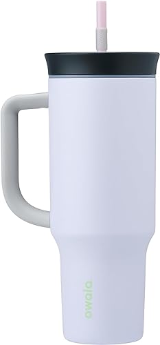 Owala Stainless Steel Insulated Travel Tumbler 40 oz Dusty Pink X1735