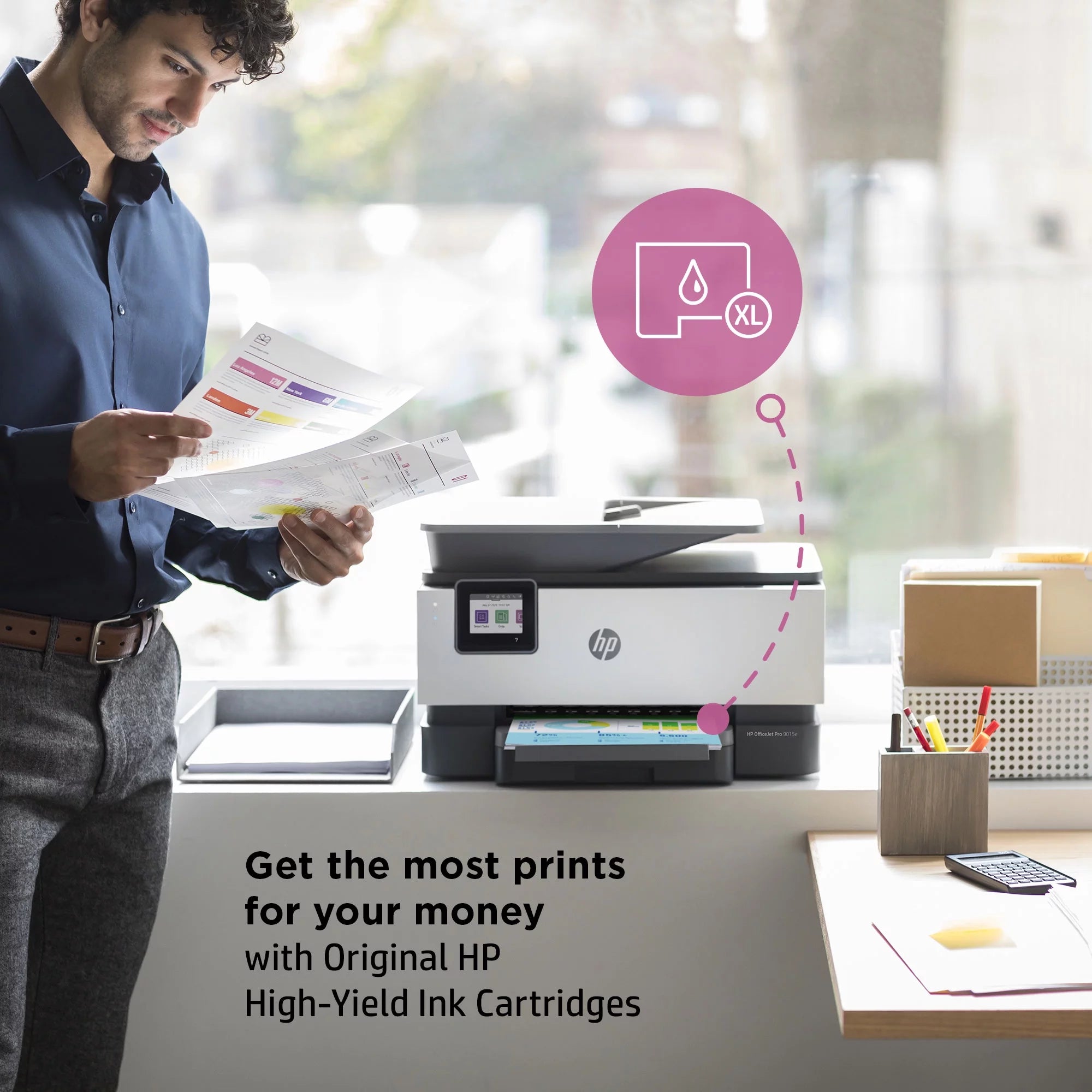 HP OfficeJet 9025e All-in-One Wireless Color Inkjet Printer A43863