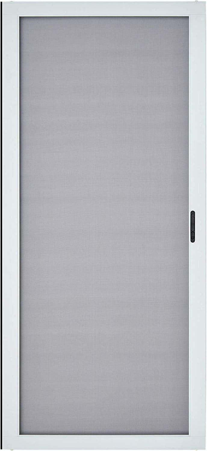 K.D. Heavy Duty Aluminum Sliding Patio Screen Door Kit 36"x96" White B794