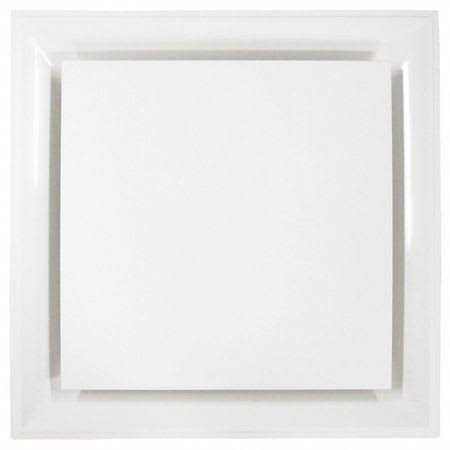 American Louver STR-PQ-14W Stratus Plastic Plaque Diffuser V295