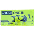 Ryobi Pcl1400k2 One+ 18V Cordless 4-Tool Combo Kit with 1.5 Ah Battery, 4.0 Ah Battery, and Charger - Shop Hardware Tools Online Store