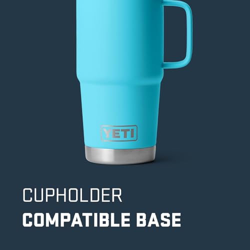 YETI Rambler 20 oz Stainless Steel Travel Mug with Stronghold Lid L9345