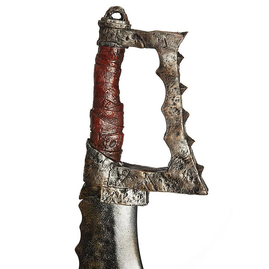 Medieval Collectibles Long LARP Orc Cleaver Leather R1828