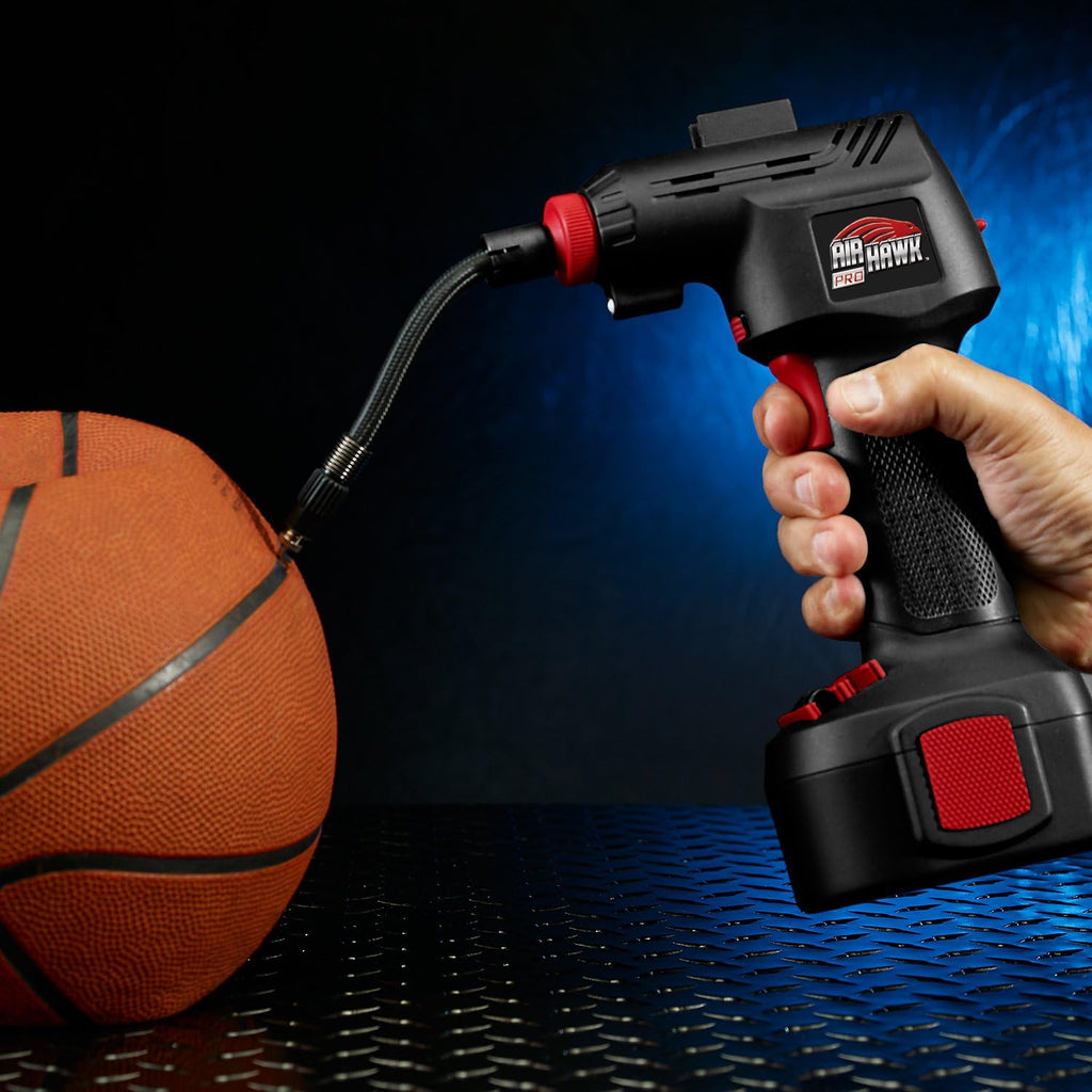 Ontel Air Hawk Pro Cordless Tire Inflator Portable Air Compressor with Digital Gauge, Black L3066