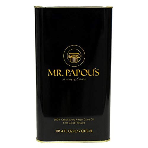 Mr. Papou's Extra Virgin Olive Oil, First Cold Pressed, 3 Liter U990