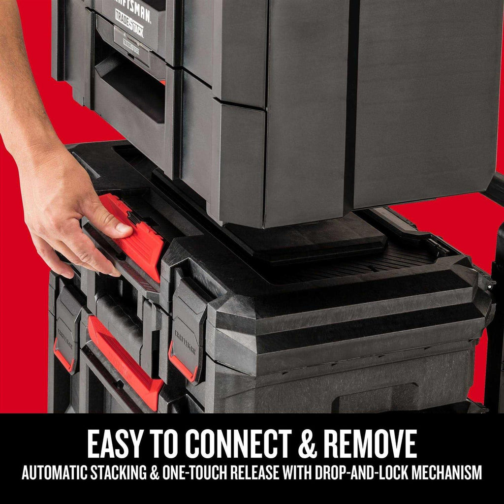 CRAFTSMAN TRADESTACK 21.45-in 2-Drawer Ball-bearing Tool Box A241760