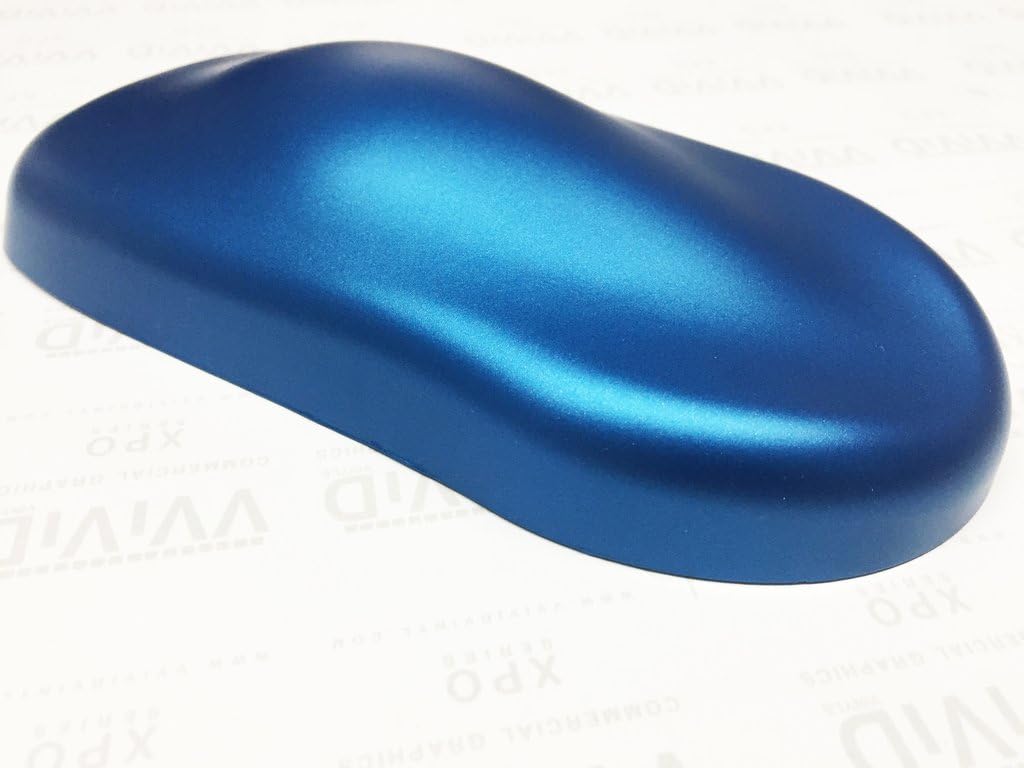VViViD+ Matte Metallic Blue Ghost Vinyl Wrap Roll 50ft x 5ft I3692