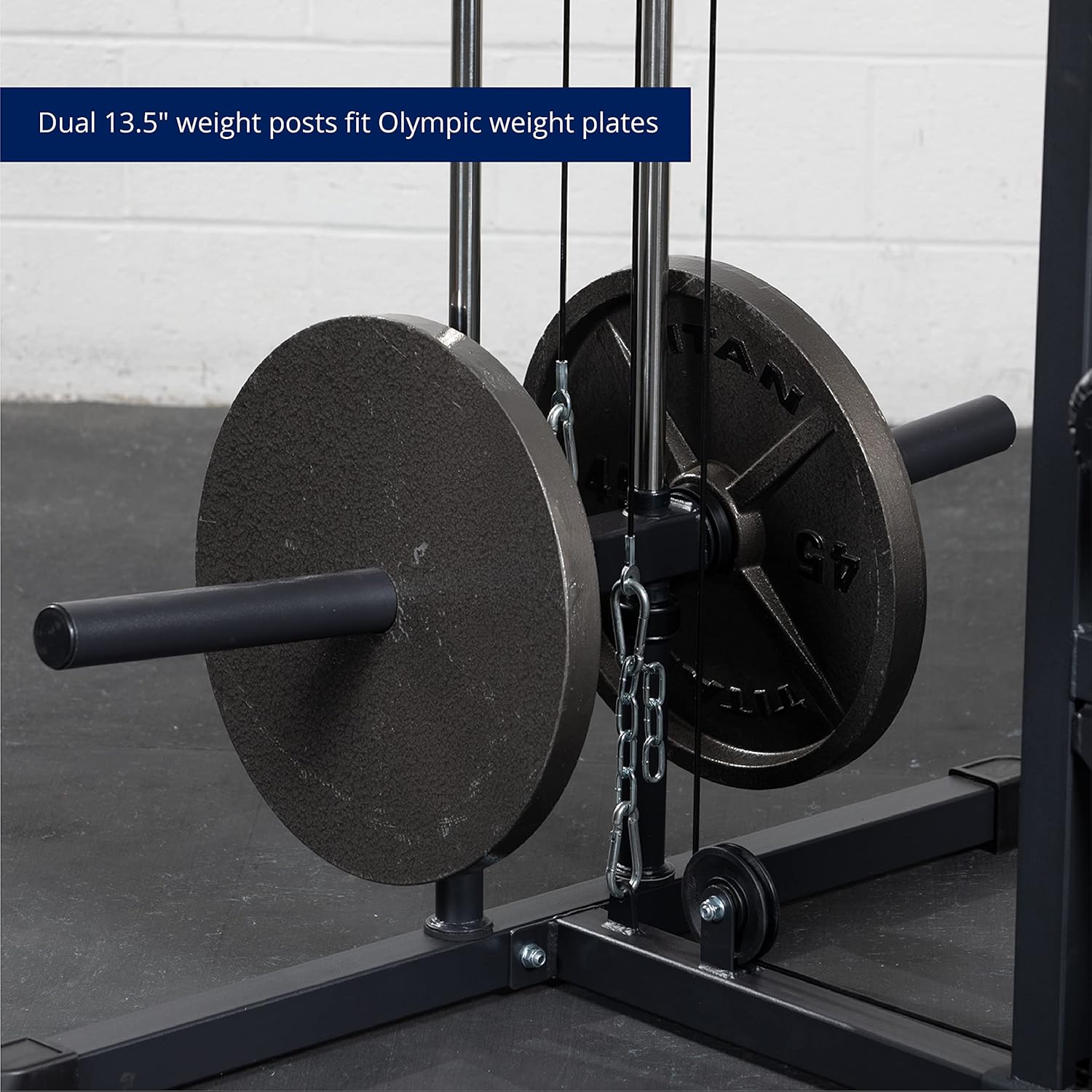 Titan Fitness Plate Loaded LAT Tower v2, Space Saving J311