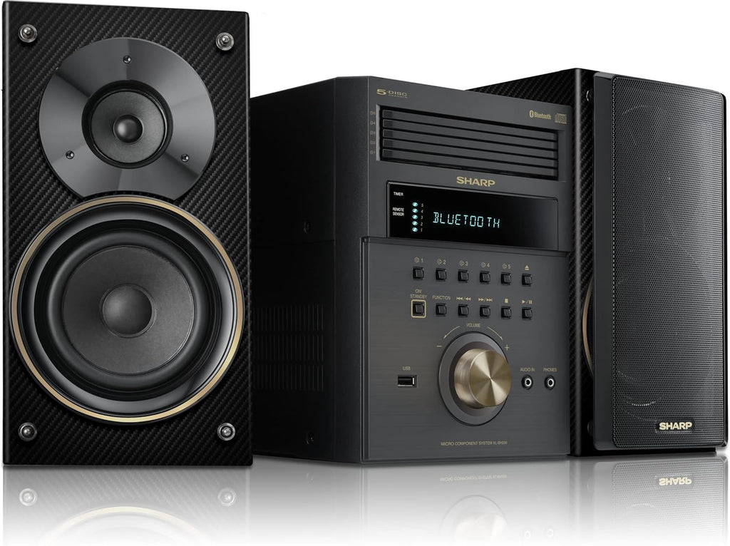 Sharp XL-BH250 5-Disc Micro Shelf Speaker System with Bluetooth and USB L15082