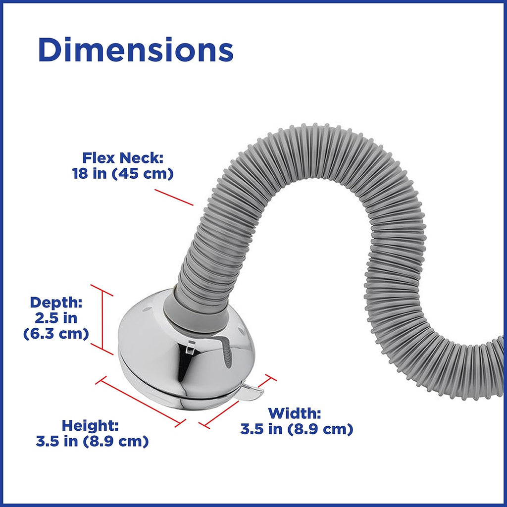 Waterpik Flexible Neck Adjustable Shower Head 6 Mode Chrome NSL-603E Pack of 2 P74182