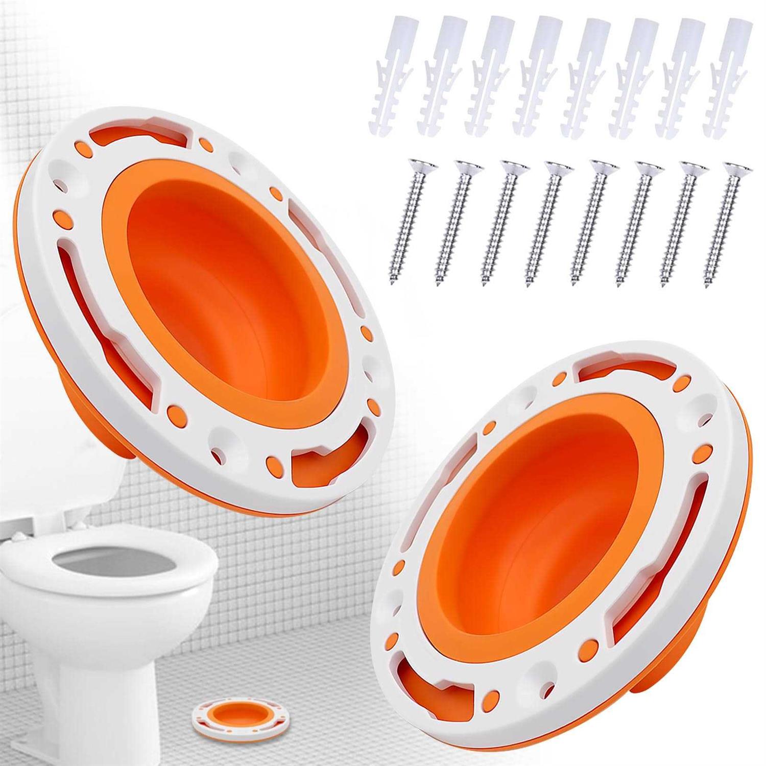 Toilet Flange Repair Kit, Universal Toilet Flange Fits for 4 and 5 or Special 3 Toilet Repair and Install - Shop Hardware Tools Online Store
