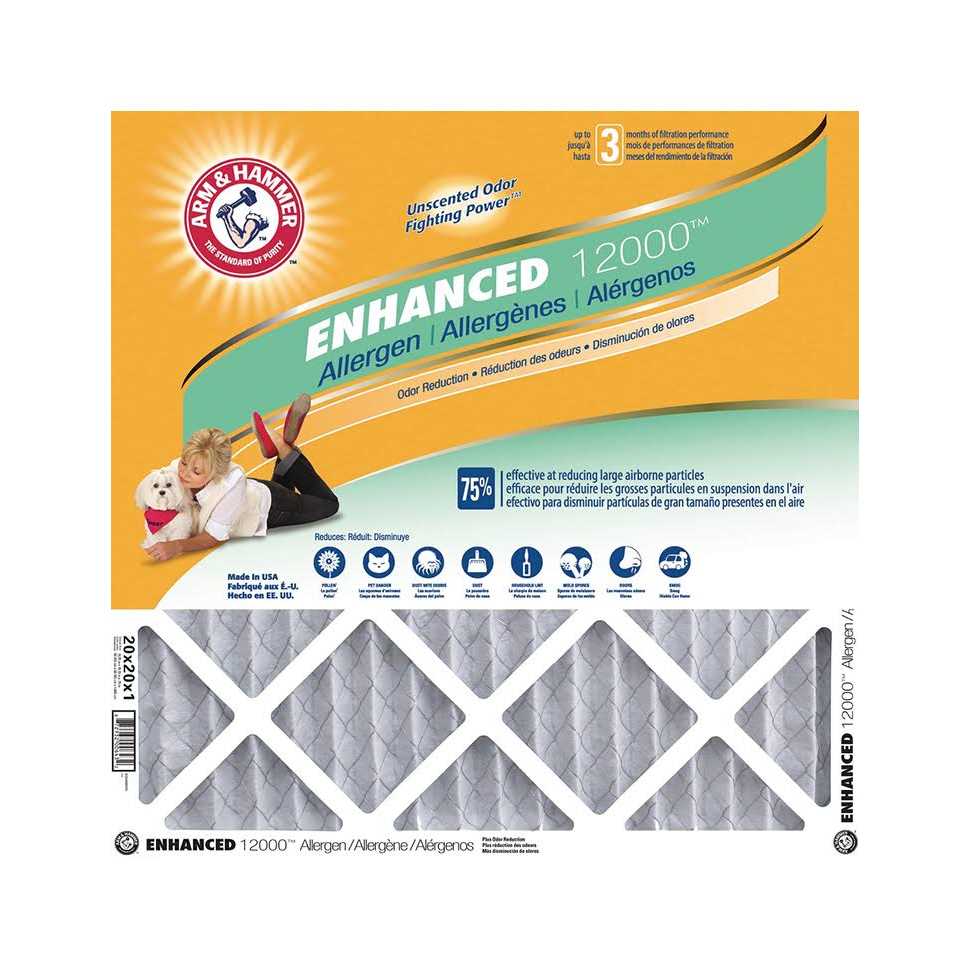 Arm & Hammer Enhanced 12000 Allergen Air Filter K233