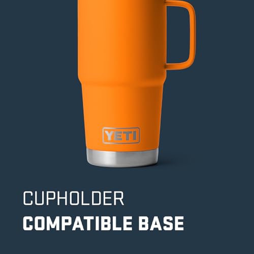 YETI Rambler 20 oz Stainless Steel Travel Mug with Stronghold Lid L9345