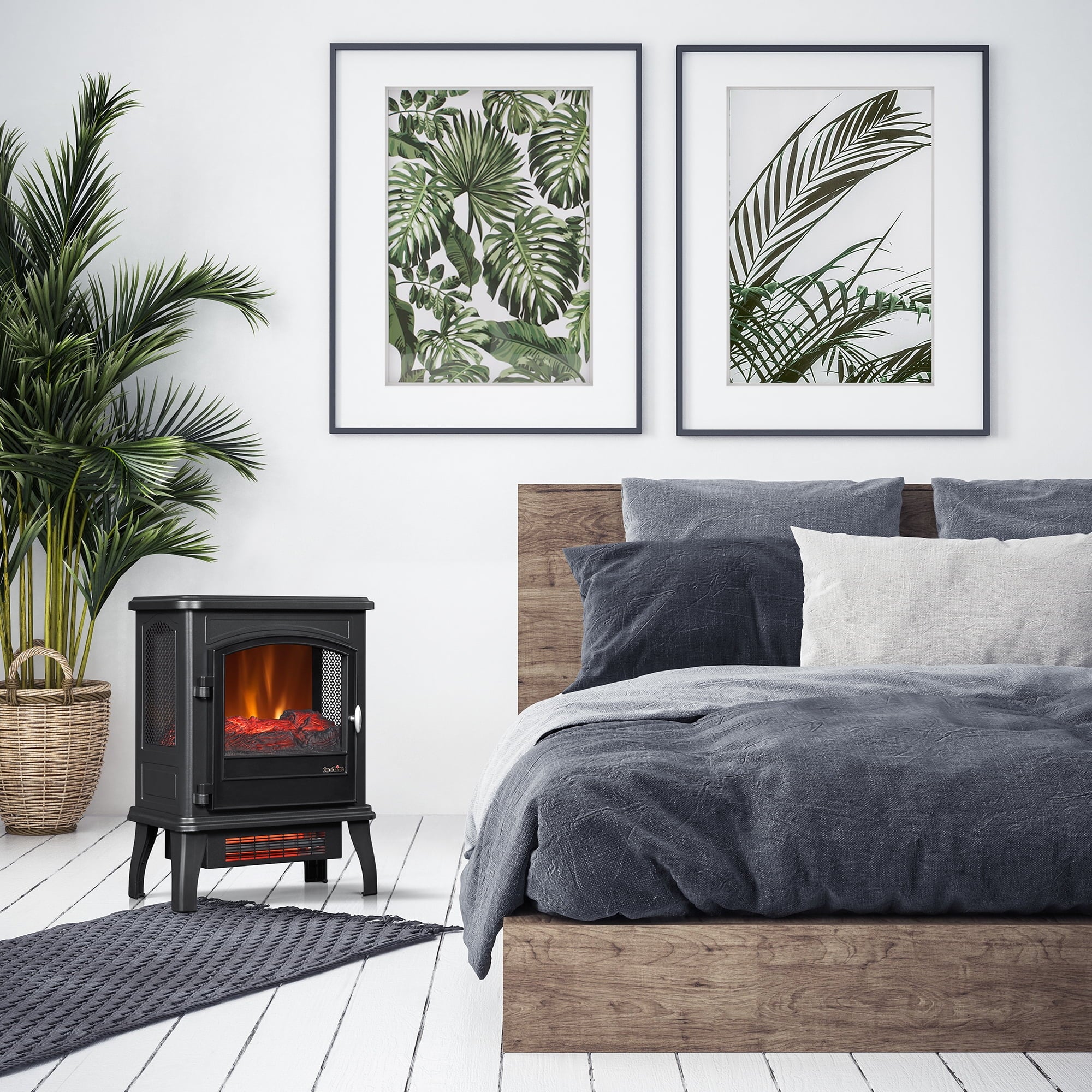 Duraflame Infrared Quartz Electric Fireplace Stove Heater X809