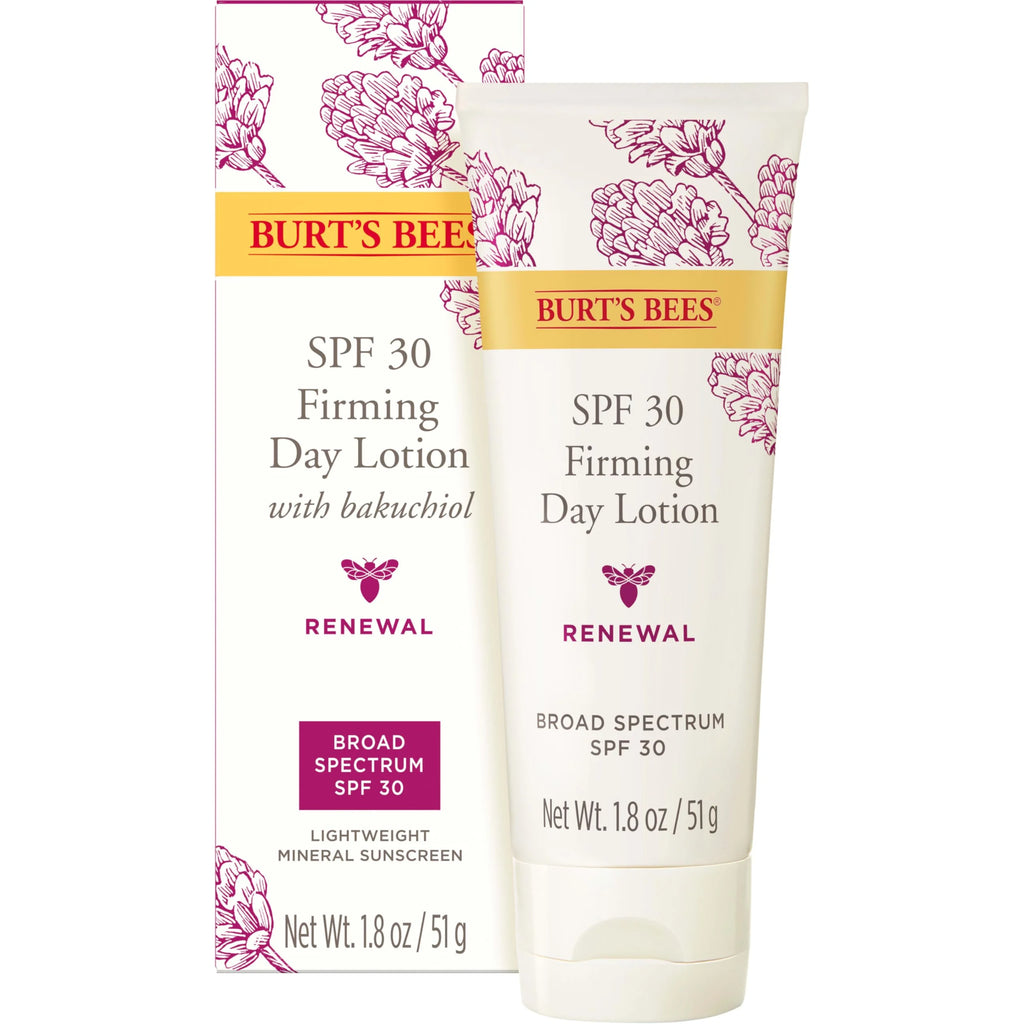 Burt,S Bees Sunscreen Moisturizer For Face, Spf 30 Retinol Alternative Facial Lotion For Anti-Aging Skincare & Daytime Protection,1.8 Ounce (Packaging May Vary)