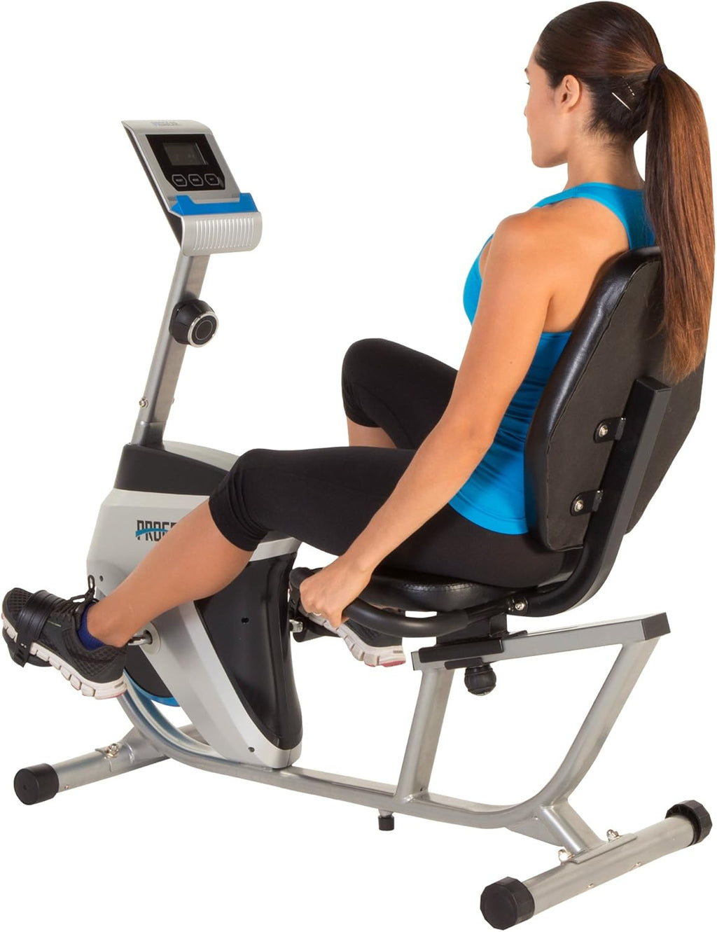 Progear 555LXT Magnetic Tension Recumbent Bike with Workout Computer U14318