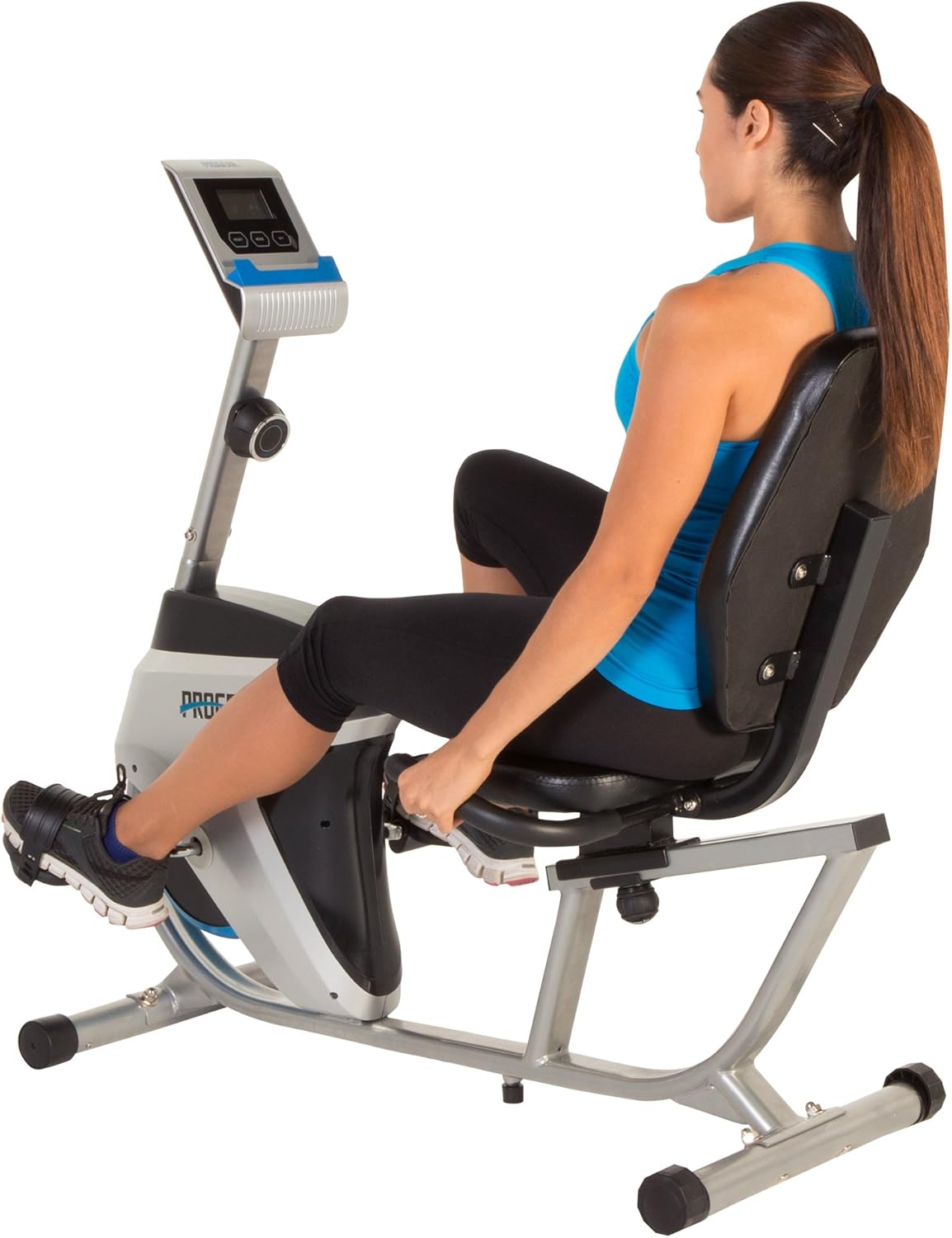 Progear 555LXT Magnetic Tension Recumbent Bike with Workout Computer U14318