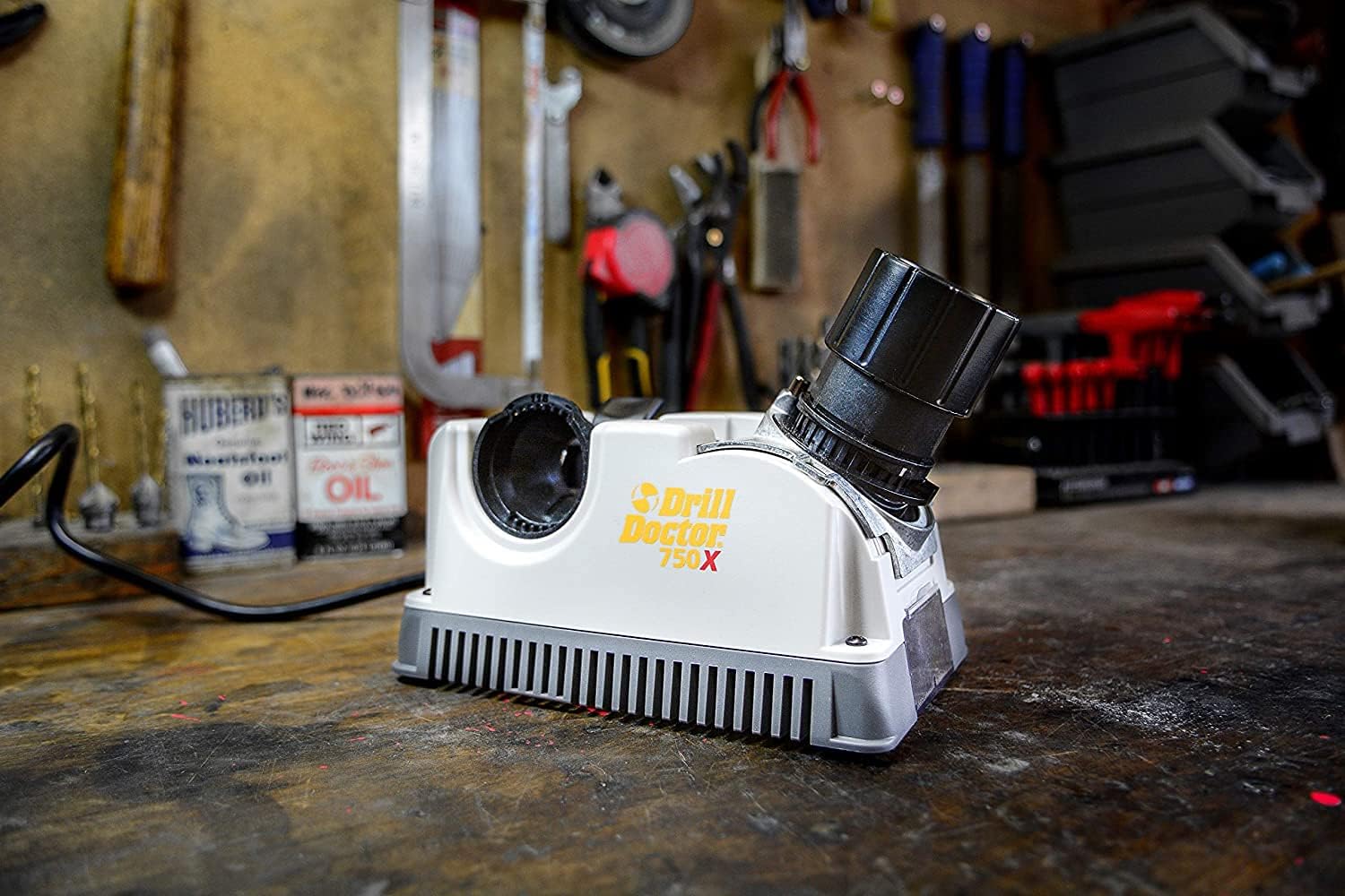 Drill Doctor DD750X Drill Bit Sharpener for HSS, Masonry, Carbide & Cobalt Bits Q8859