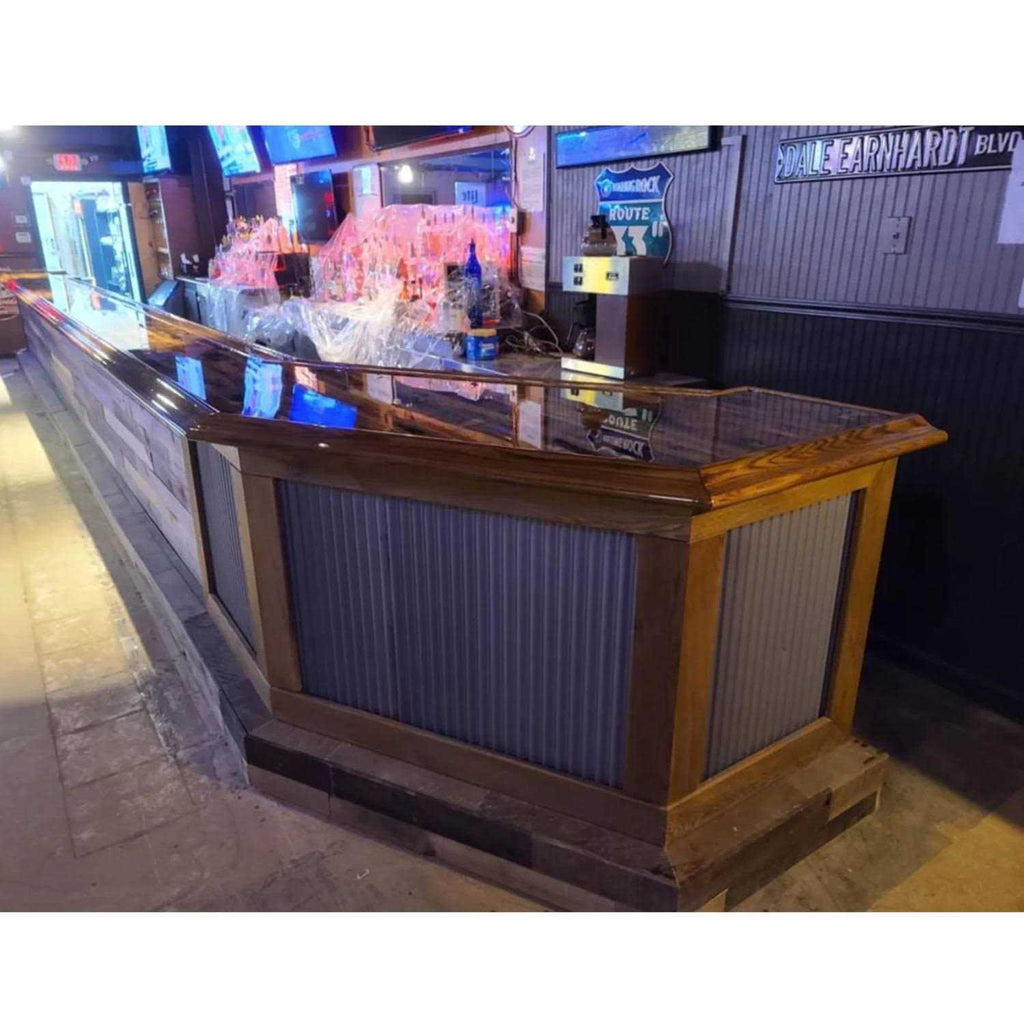 Dakota Tin Corrugated Metal Wainscoting J530898