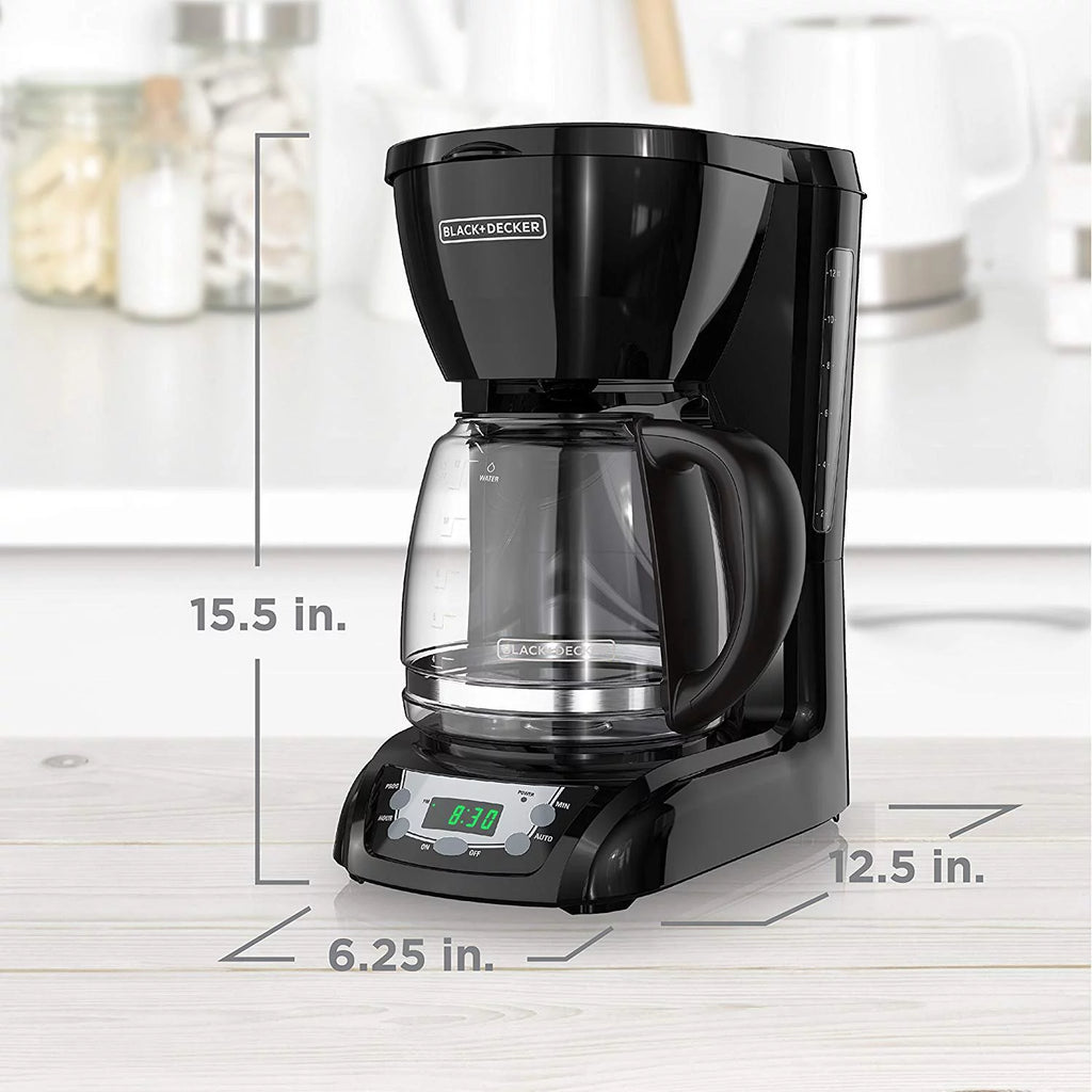 BLACK+DECKER DLX1050B Coffee Maker, 6-Cup, Black G8239