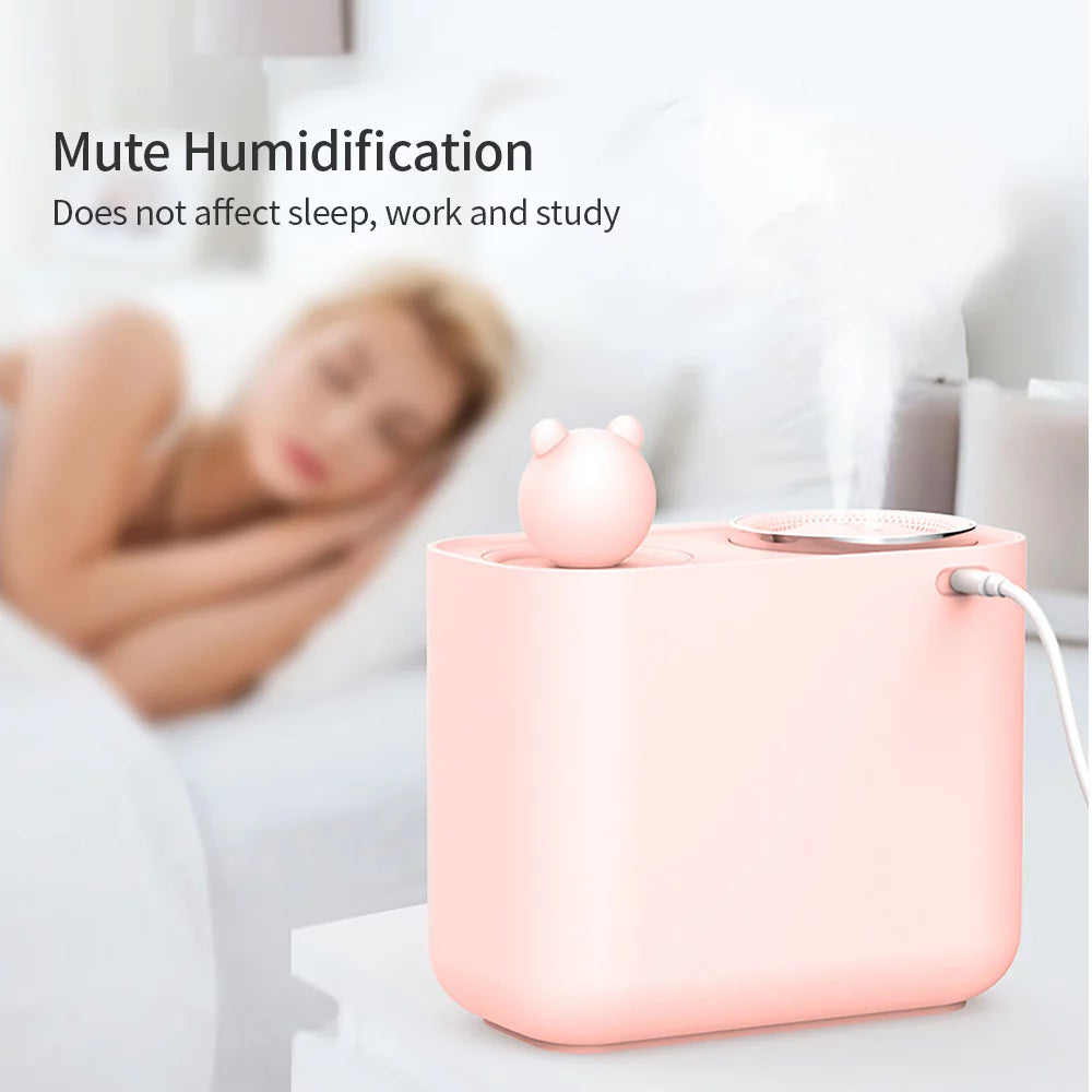 Cool Mist Humidifier 3L Ultrasonic for Bedroom, Auto Shut-Off, Orange W310975