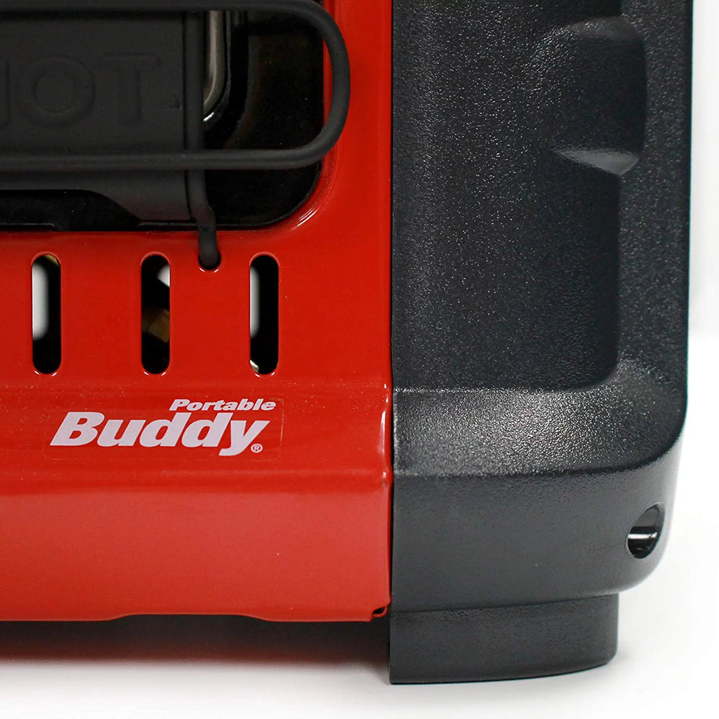 Mr. Heater Buddy Portable Propane Radiant Heater, Indoor-Safe, Red-Black E32271