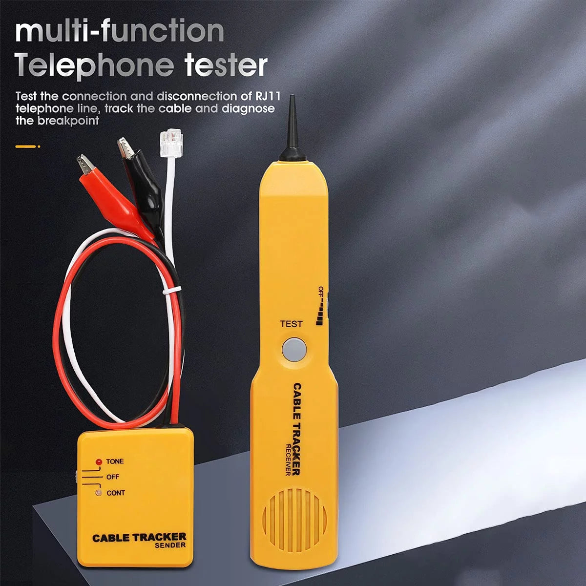 Wire Tracer Tone Generator and Probe Kit, Circuit Breaker Finder Tester T103