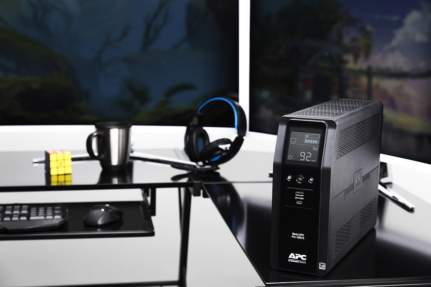 APC UPS 1000VA Sine Wave Battery Backup and Surge Protector BR1000MS K241349