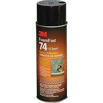 3M Foam Fast 74 Spray Adhesive, Clear, Net Wt 16.9 oz - Shop Hardware Tools Online Store