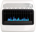 UTY 30,000 BTU Propane / Natural Gas Wall Heater for Indoor Use - Dual Fuel, Vent-Free, White, 28 x 11 x 24 inches