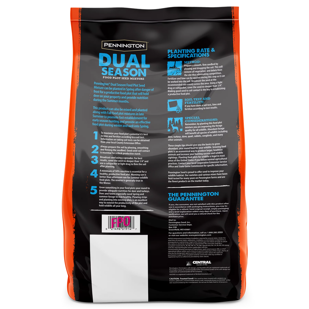 Pennington Dual Season Wildlife Food Plot Seed, 10 lb. S23606