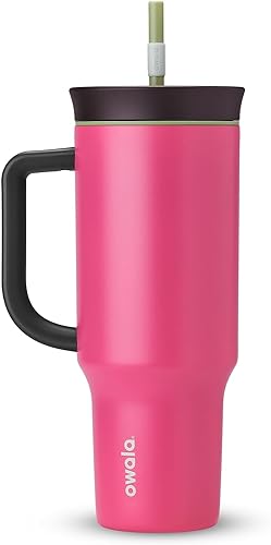 Owala Stainless Steel Insulated Travel Tumbler 40 oz Dusty Pink X1735