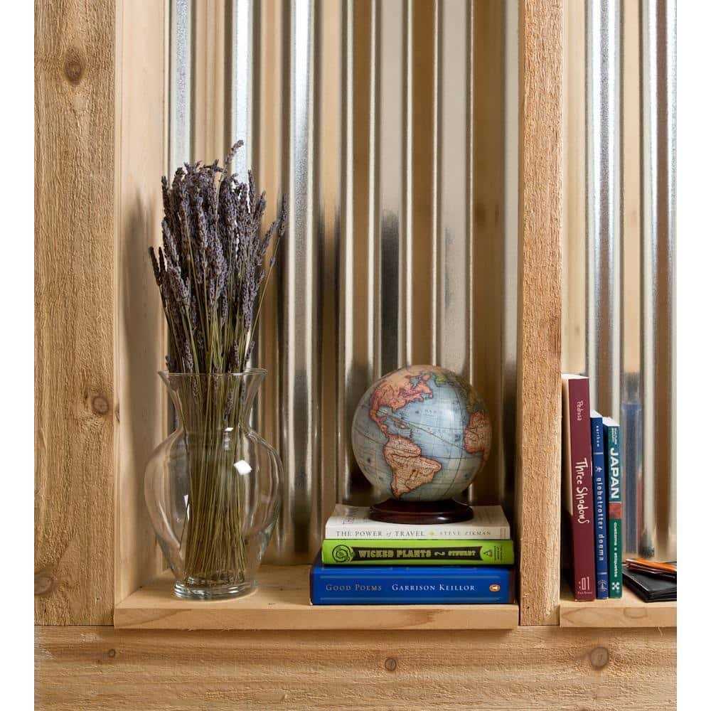 Amerimax Home Products 3 ft. Galvanized Steel Corrugated Project Panel L156