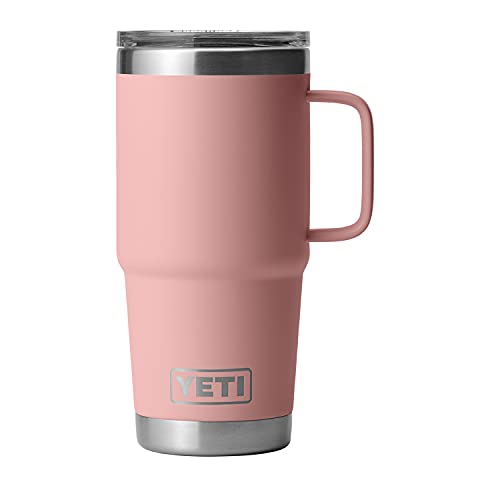 YETI Rambler 20 oz Stainless Steel Travel Mug with Stronghold Lid L9345