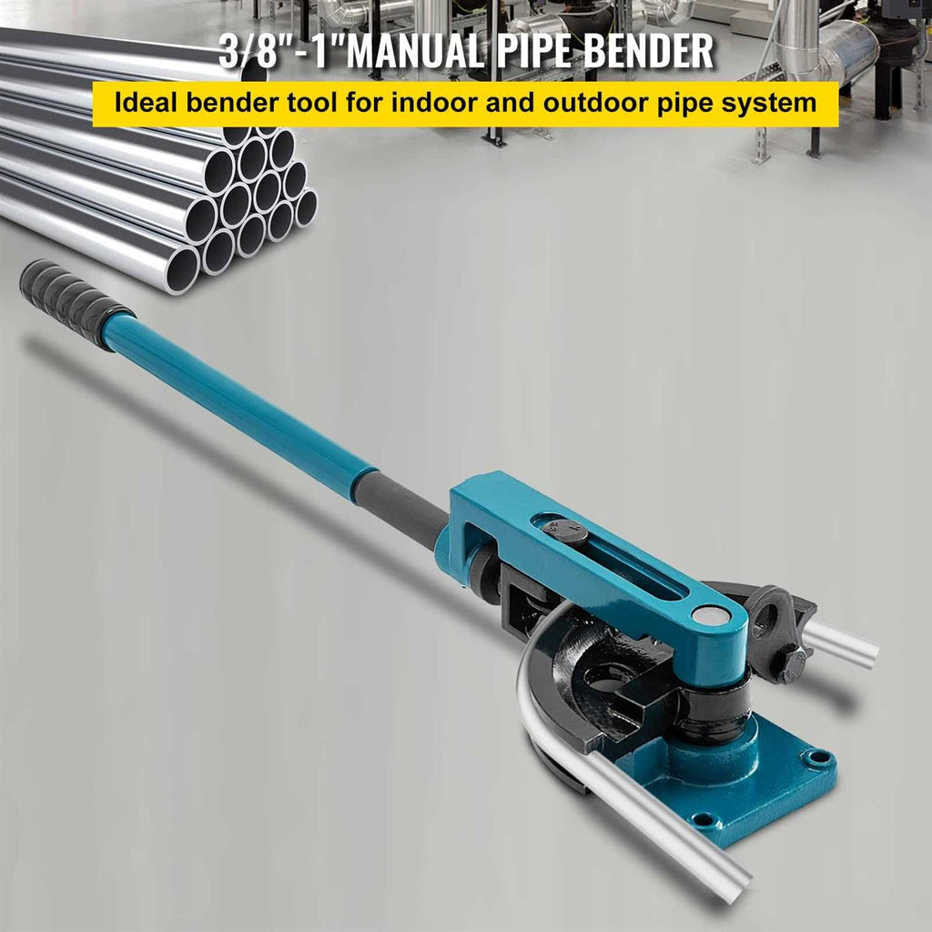 VEVOR Manual Pipe Tube Bender 3/8 to 1 with 7 Dies W204