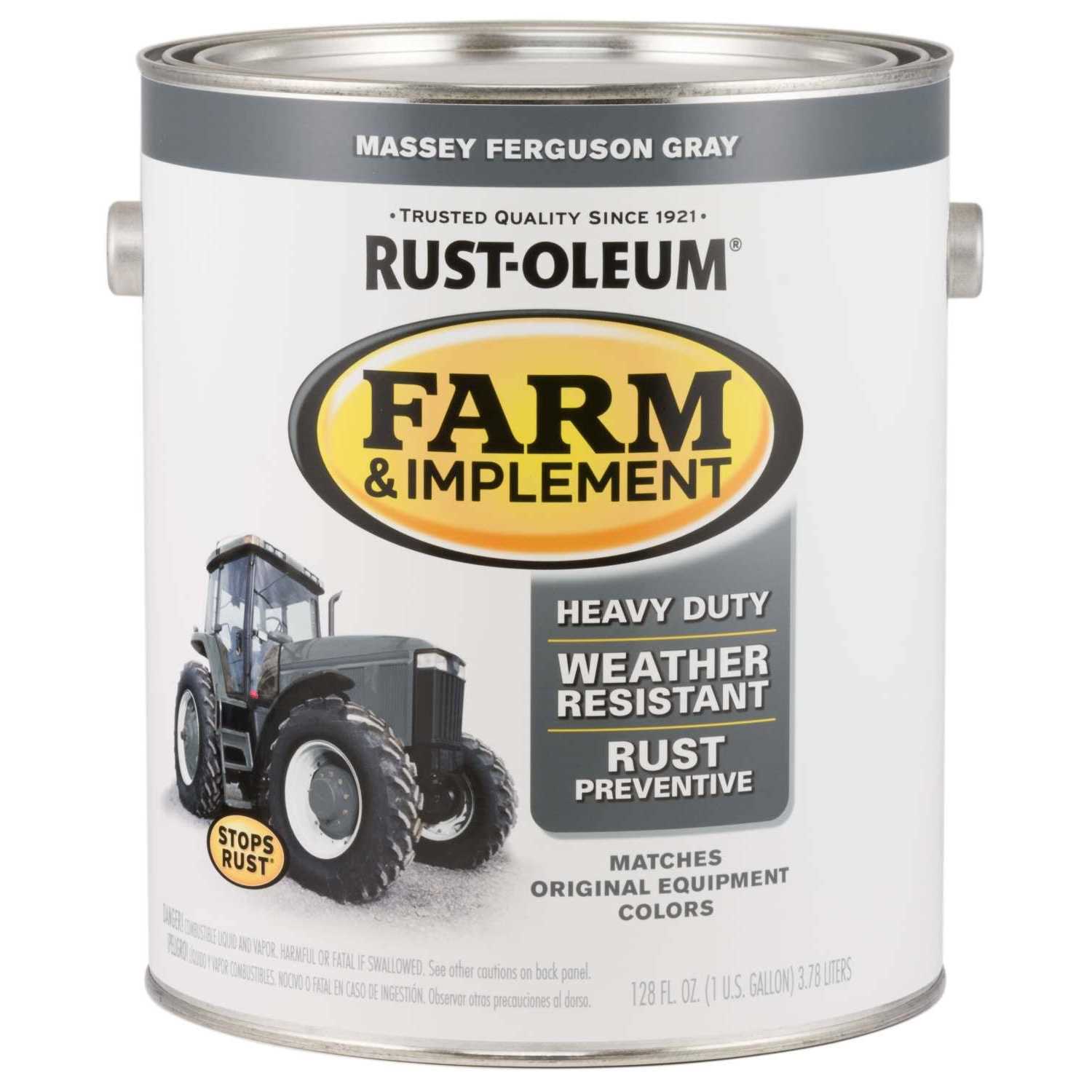 Rust-Oleum 1 gal. Massey Ferguson Gray Specialty Farm &amp; Implement Paint - Shop Hardware Tools Online Store