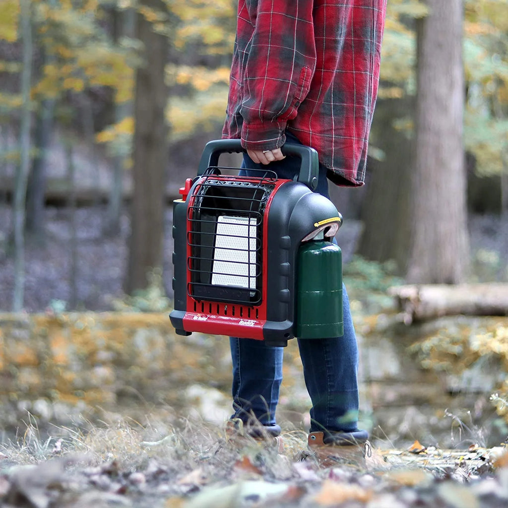 Mr. Heater Buddy Portable Propane Radiant Heater, Indoor-Safe, Red-Black E32271
