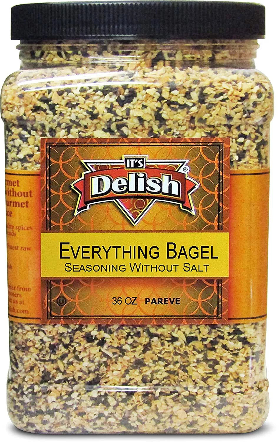 It's Delish Everything Bagel Seasoning Blend, No Salt, 36 oz L938166