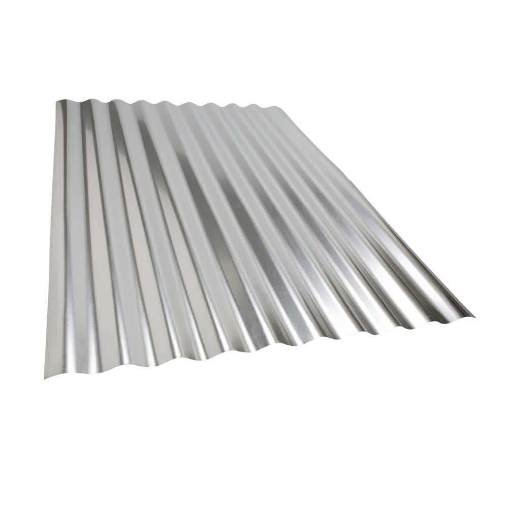 Amerimax Home Products 3 ft. Galvanized Steel Corrugated Project Panel - Shop Hardware Tools Online Store
