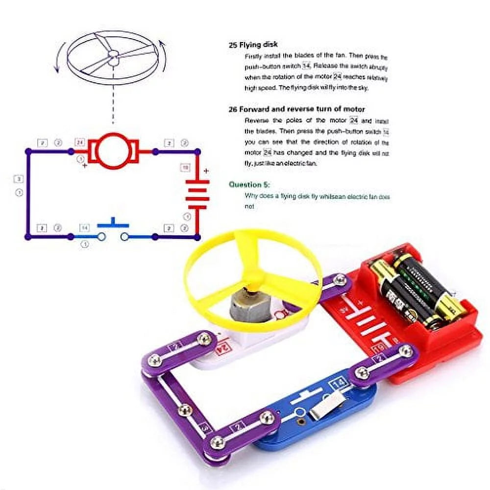 Elsky 335 Electronics Discovery Kit for Kids, Educational Science Toy I995