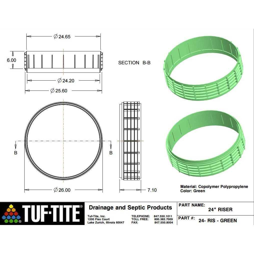 Tuf-Tite Septic Tank Riser K877