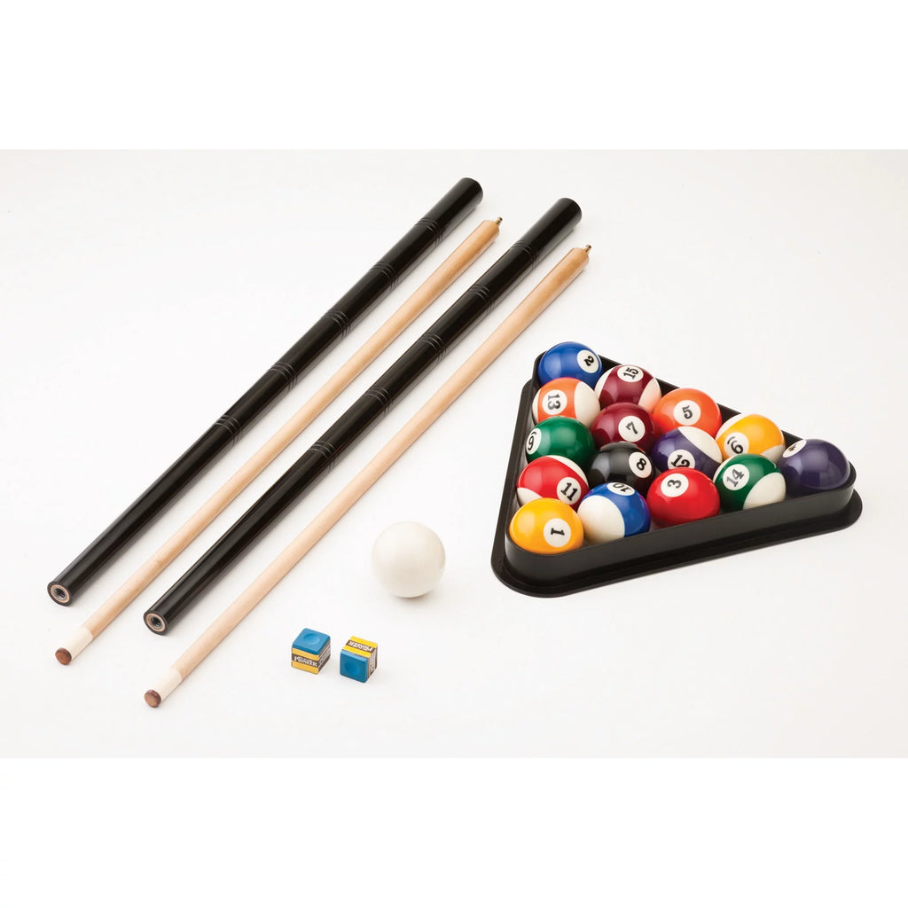 Fat Cat Frisco 7.5' Billiard Pool Table with Two Pool Cues O648751