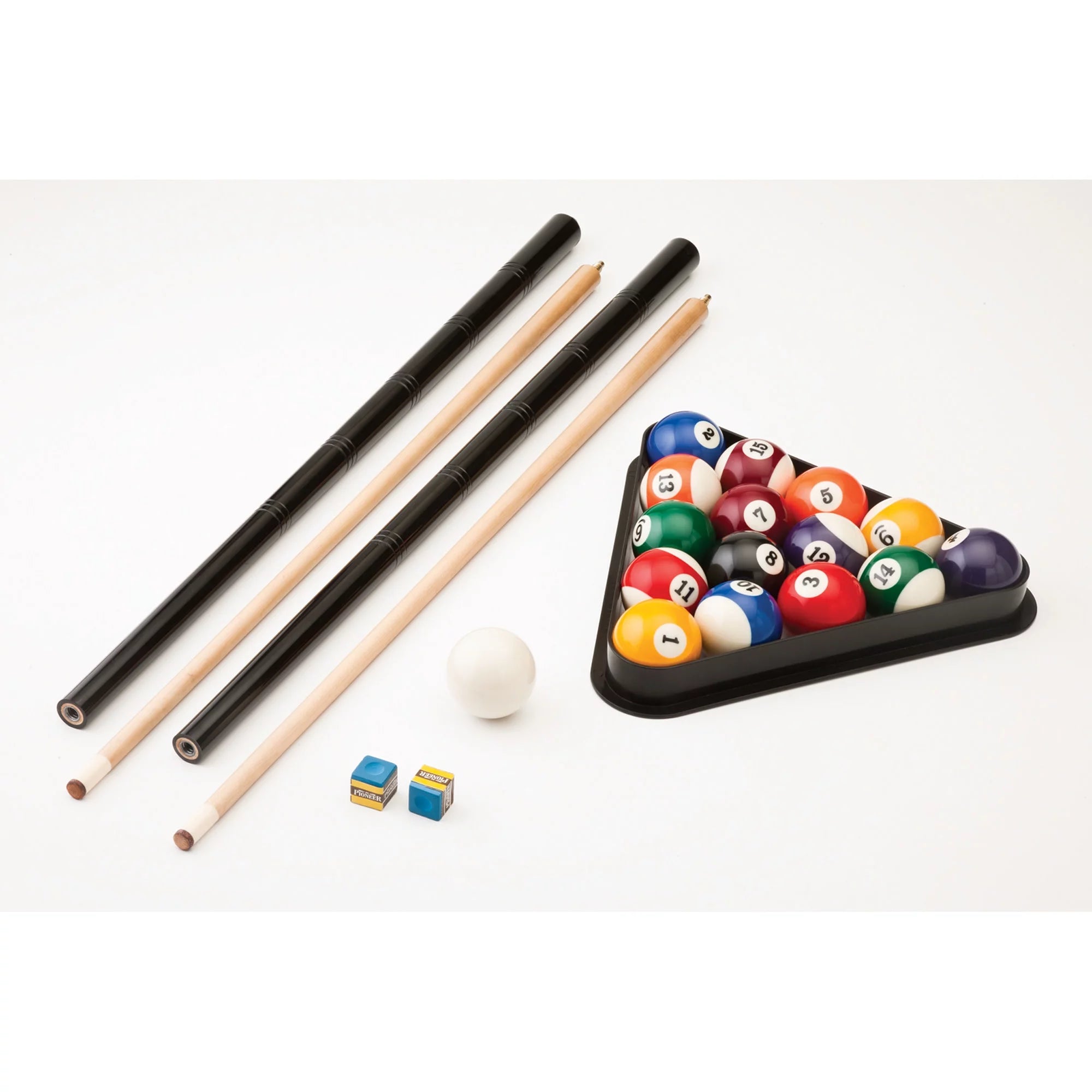 Fat Cat Frisco 7.5' Billiard Pool Table with Two Pool Cues O648751