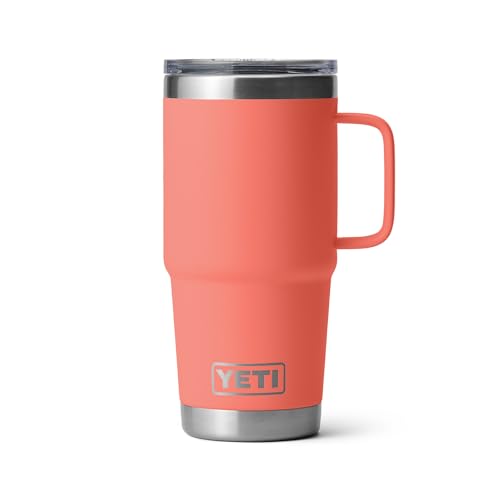 YETI Rambler 20 oz Stainless Steel Travel Mug with Stronghold Lid L9345