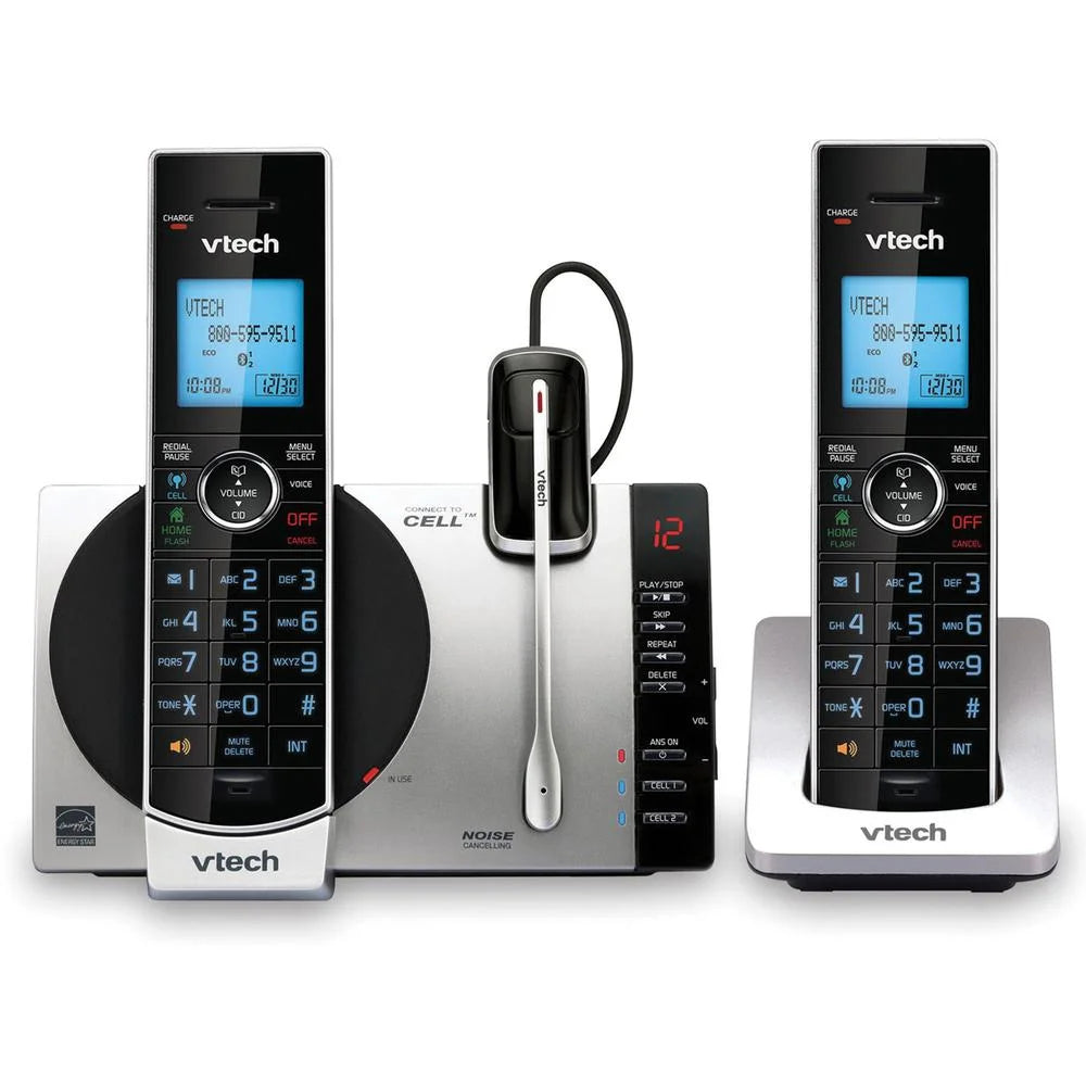 VTech DS6771-3 2 Handset Connect to Cell with Answering System W332842